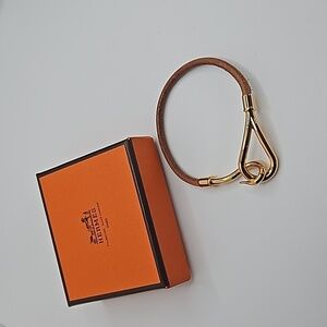 Hermes Gold and Brown Bracelet